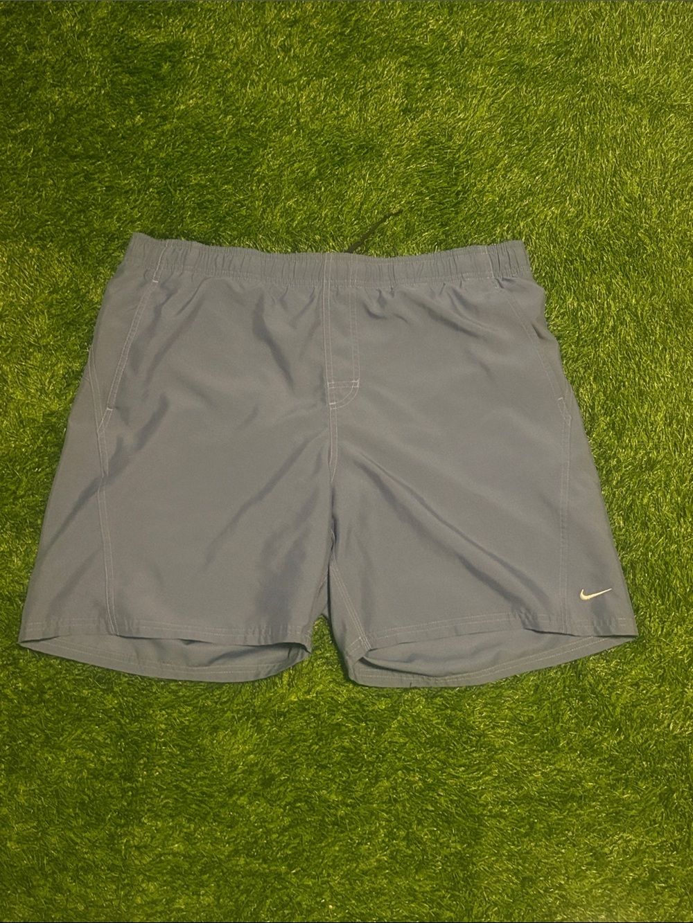 Vintage Nike Gray Shorts with Small Swoosh Large